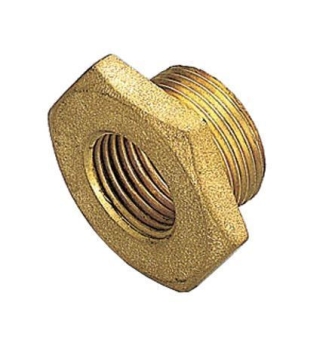 Футорка НР-ВР 1/2"x1/4" латунь, Multibrand