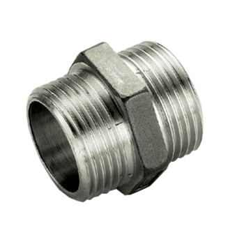 Ниппель НР-НР 1*1/4"x3/4" никелиров. латунь, Multibrand