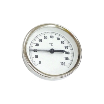 Термометр накладной с пружиной 0-120* С, TECE