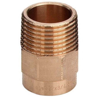 Муфта НР 42x1*1/2", пайка, бронза, Viega