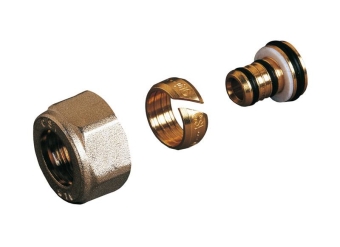 Концовка для труб PEX-AL-PEX 20 мм х 2,0 (резьба 24x19), Luxor