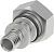 Соединение с НГ 16x3/4" евроконус, никелиров. латунь, TECE