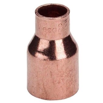 Муфта однораструб, 10х6, пайка, медь, Viega