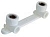 Водорозетка-комплект на планке 25х1/2", (PP) Kalde