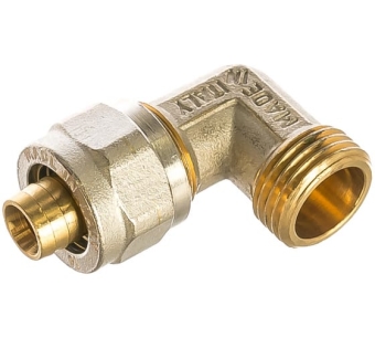 Угол 90° НР 16x1/2", обжим, A.P.E.