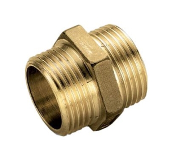 Ниппель НР-НР 1*1/2"x1" латунь, Multibrand