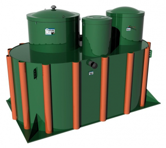 Станция глубокой биологической очистки Alta BIO 10 UV+ (до 10 чел, принудительный выброс)