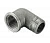 Угол 90° НР-ВР 3/4"x3/4" никелиров. латунь, Multibrand