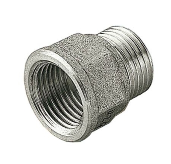 Переходник НР-ВР 3/4"x3/4" никелиров. латунь, Multibrand