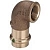 Угол 90° ВР 22x1/2", пресс, бронза, Viega