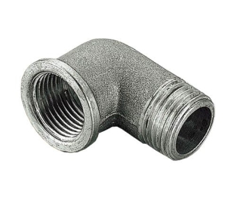 Угол 90° НР-ВР 1*1/4"x1*1/4" никелиров. латунь, Multibrand