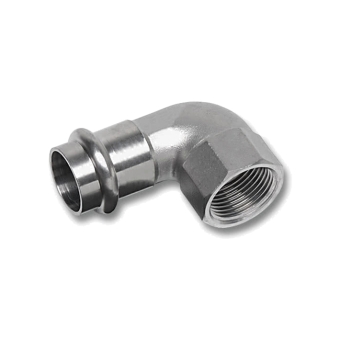 Угол 90° ВР 22x3/4" нержавеющая сталь, SANHA
