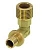 Угол 90° НР 16x1/2", латунь, TECE