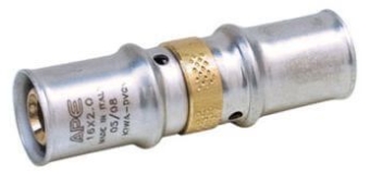 Муфта 32х32 латунь, A.P.E.