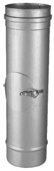 Труба с плотным лючком ревизии, &Oslash;130, сталь 444, одностенная система, Jeremias
