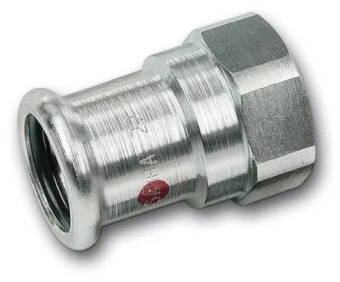 Муфта ВР 15x1/2" оцинкованная сталь, SANHA