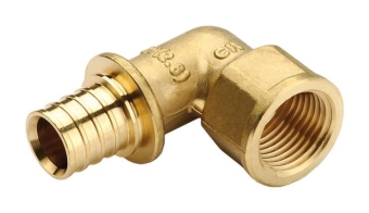 Угол 90° ВР 32x1", латунь, STOUT