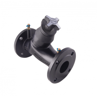 Балансировочный вентиль Т-3020 50, штуцеры, без слива, 16бар/120гр, ЭФИ