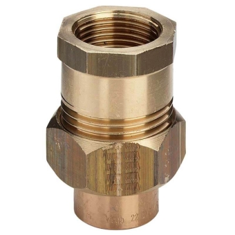Американка ВР 15x1/2" под прокладку, пайка, бронза, Viega