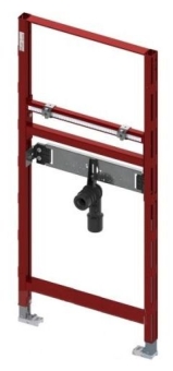 Застенный модуль для установки раковины (h=1120 мм, гл.=90 мм), TECEprofil