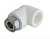 Угол 90° с накидной гайкой 25х3/4", (PP) Kalde