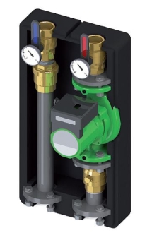 Насосный модуль DK DN40, 1*1/2”, место под насос Wilo справа с изоляцией Huch EnTEC