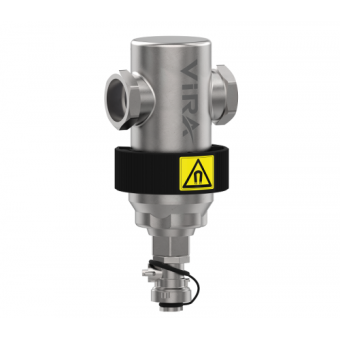 Сепаратор шлама ViraClean G 3/4", резьба, корпус литой, латунь, 1,3 м3/ч,110 °С, 10 бар , Vira
