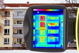 Тепловой баланс помещения многоэтажного дома с поквартирными системами отопления, Тепловизор