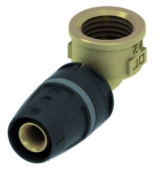 Угол с внутренней резьбой 20х1/2'', (латунь) TECElogo