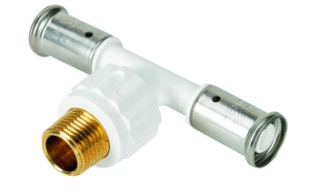 Тройник НР 16x1/2"х16 PVDF, Henco