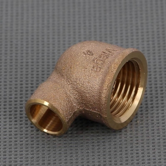 Угол 90° ВР 22x3/4", пайка, бронза, Viega