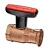 Кран шаровый 1*1/4" Heimeier Globo-P-S с обратным клапаном, IMI HEIMEIER