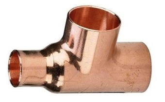 Тройник 54х42х54, пайка, медь, Viega