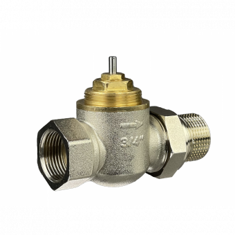 Термостатический клапан TR-G 1/2" НР-ВР, прямой, Ридан