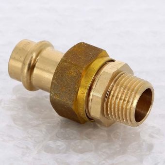 Американка НР 35x1*1/4" под прокладку, пресс, бронза, Viega