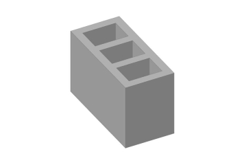 Монтажный шаблон VENT 12x17, 3-канальный, Schiedel
