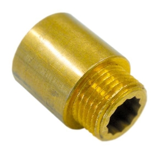 Удлинитель НР-ВР 3/4", 100 мм, хромиров. латунь, Multibrand