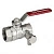 Шаровой кран с вн./вн. резьбой и сливом 1" R250DS, Giacomini
