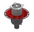Трап вертикальный DN50 (решетка 100x100), 1.52 л/с, TECEdrainpoint S