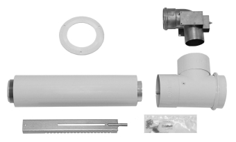 80/125/Al Комплект базовый с опорным уголком Vaillant