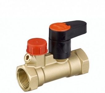 Клапан ручной запорный MSV-S Ду 20, Kvs=5,9, со спускным краном, Danfoss