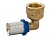 Угол 90° ВР 20x1/2" NEW, латунь, A.P.E.