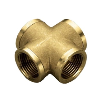Крестовина 90° ВР-ВР 1"x1" бронза, Viega