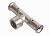Тройник ВР 16x1/2"х16 латунь, Henco