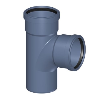 Тройник канализационный POLO-KAL NG, 110/110 х 87,5*, ТЕСЕ