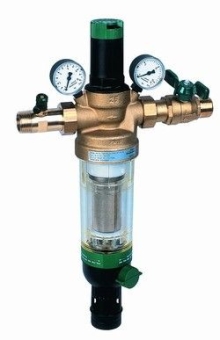 Комбинированный водоразборный узел HS10S-1*1/2AB для холодной воды с обратной промывкой 20 мкм, Honeywell