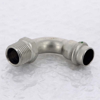Угол 90° НР 22x3/4" нержавеющая сталь, Viega