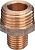 Ниппель НР-НР 3/4"x1/2" укороченный, бронза, Viega