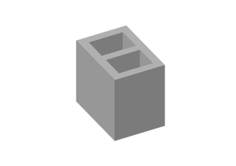 Монтажный шаблон VENT 12x17, 2-канальный, Schiedel