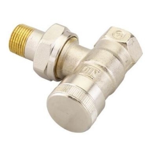 Вентиль запорный угловой 1/2, под муфту, RLV-15, Danfoss